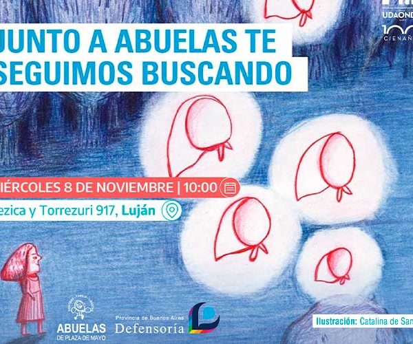 Se realizará el taller “Junto a Abuelas te seguimos buscando”