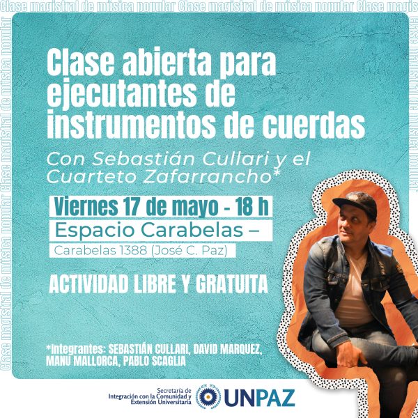 CHARLA ABIERTA PARA EJECUTANTES DE INSTRUMENTOS DE CUERDAS