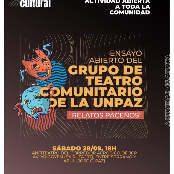 “Relatos paceños”. Ensayo abierto del Grupo de Teatro Comunitario