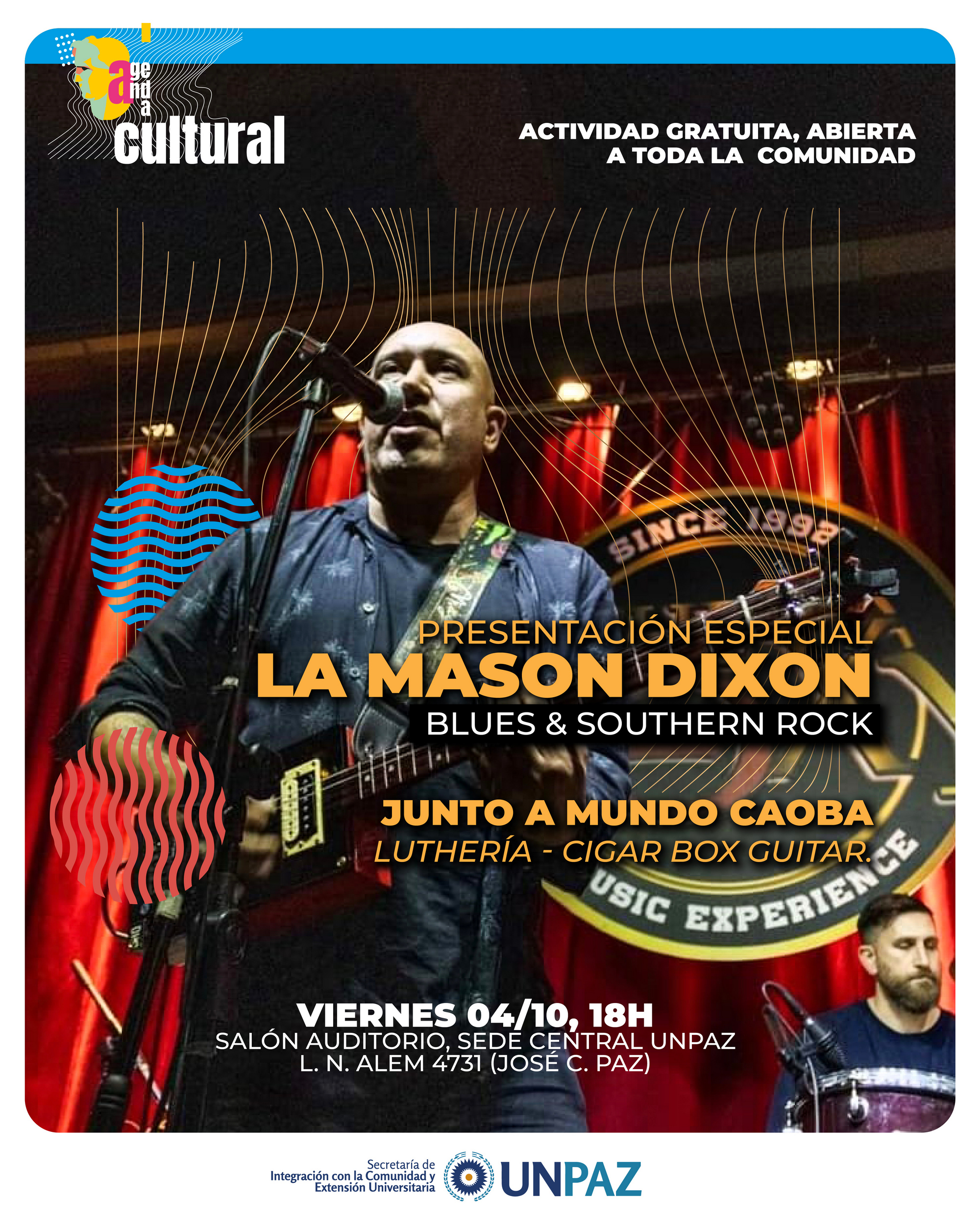 Blues en la UNPAZ de la mano de La Mason Dixon