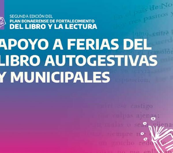 PROGRAMA DE ASISTENCIA A FERIAS Y FESTIVALES DEL LIBRO 2024