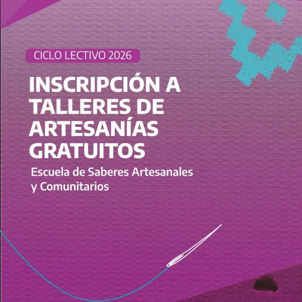 Se abre la inscripción a los talleres gratuitos del Mercado de Artesanías Bonaerenses