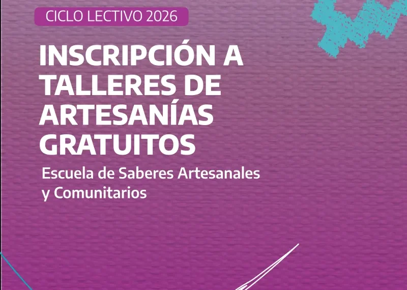 Se abre la inscripción a los talleres gratuitos del Mercado de Artesanías Bonaerenses